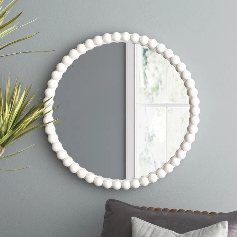 Weigle Wood Round Wall Mirror | Wayfair North America