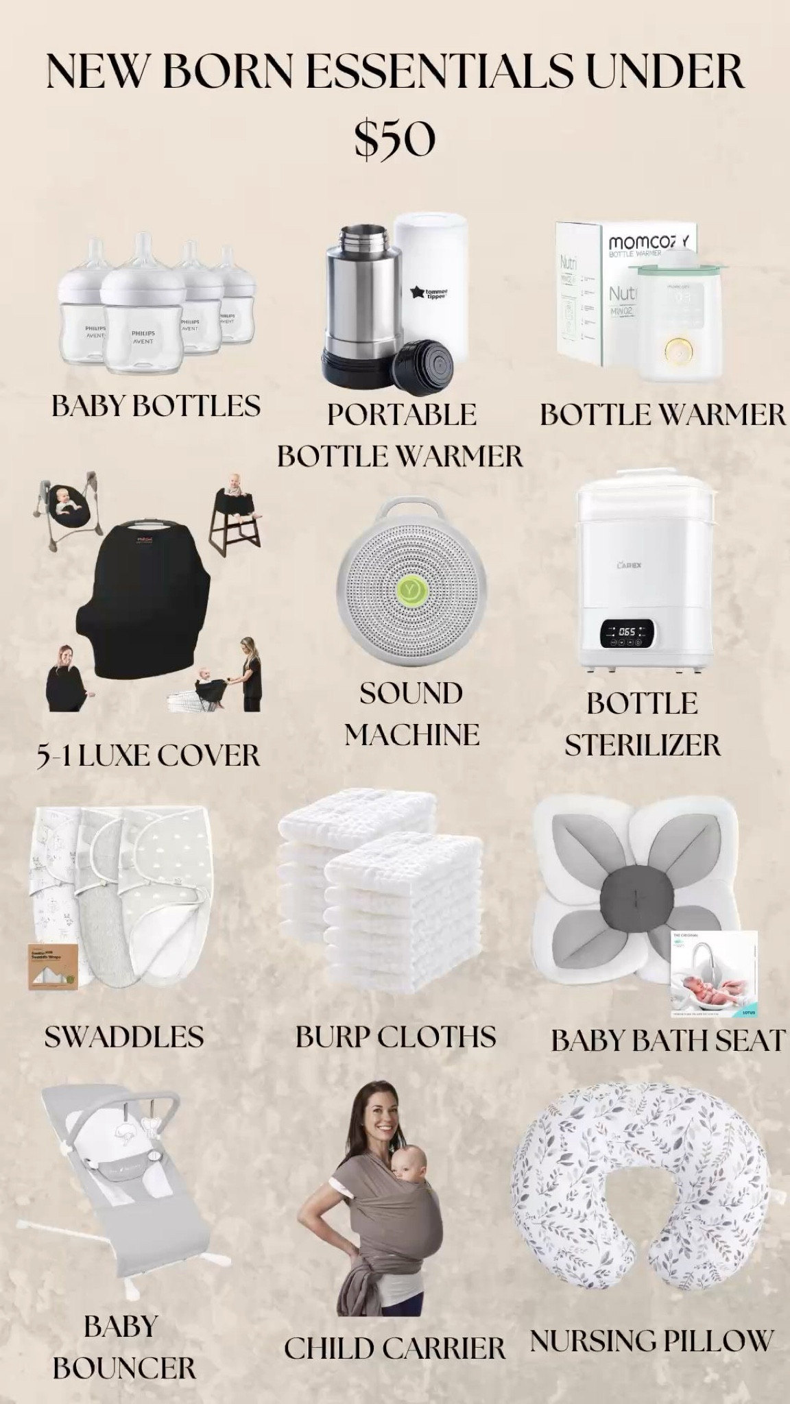 Here’s some newborn essentials I have heard are a MUST have for your baby registry 🍼👶🏻 I recommend the mom cozy sterilizer! 

#LTKBump #LTKBaby #LTKGiftGuide