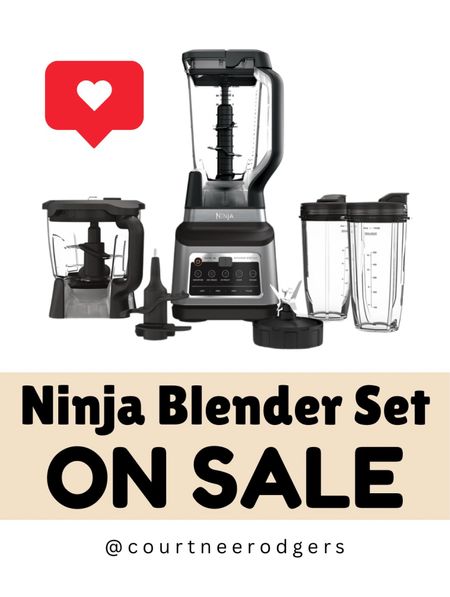 Ninja blender set on sale! We’ve had this for YEARS and use it almost daily! 

Ninja, blenders, home 

#LTKSaleAlert #LTKHome #LTKStyleTip
