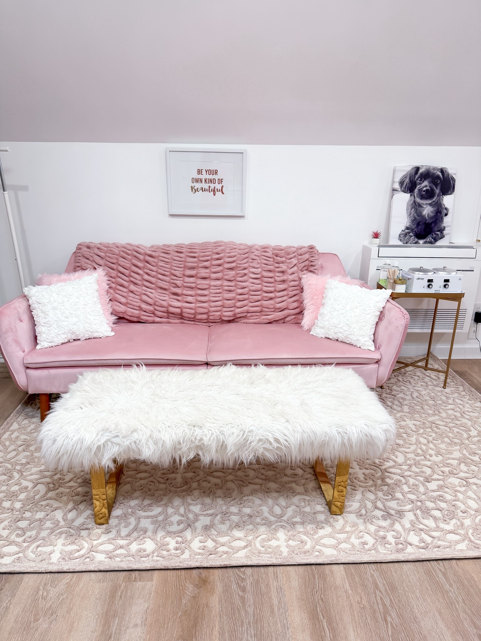 Glam room rug. Pink rug. Girly rug.

#LTKHome #LTKselfcare #LTKSaleAlert