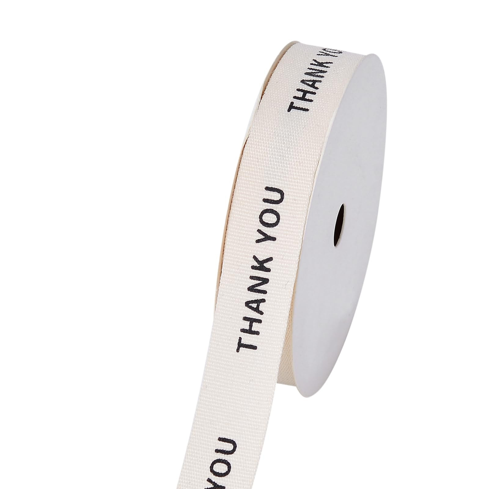 YAMA Thank You Cotton Custom Ribbon, Natural Beige Teacher Ribbon for Gift Wrapping Crafts Home D... | Amazon (US)