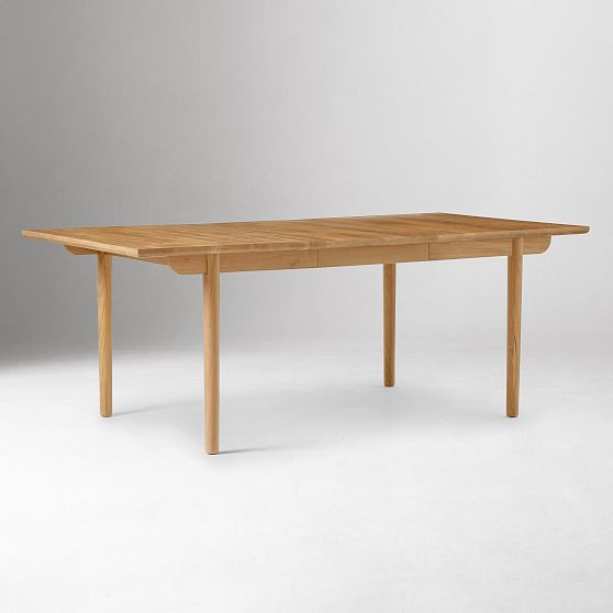 Keira Expandable Dining Table 60"" to 80"" Acacia Solid Blonde | West Elm (US)