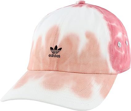 adidas Originals womens Mini Logo Relaxed Adjustable Cap Hat, Pink Wash, One Size US | Amazon (US)