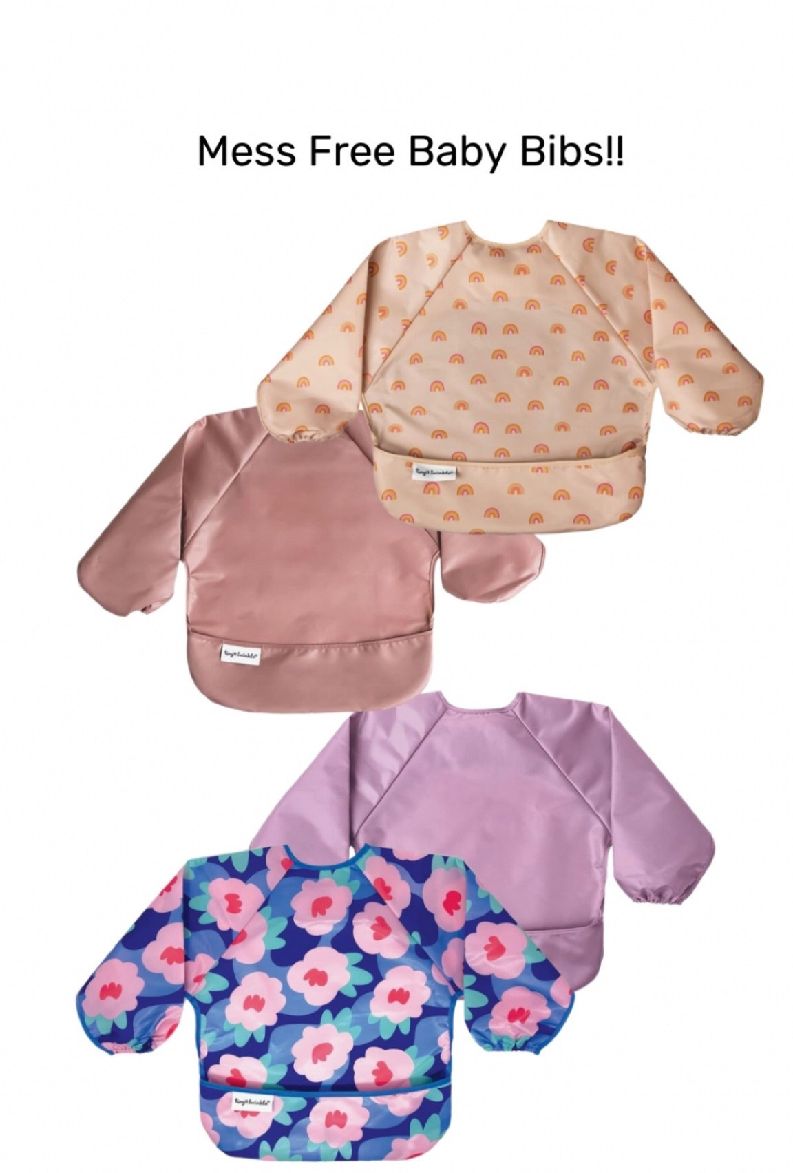 Tiny Twinkle Mess Proof Baby Bib, Full Sleeve Bib Outfit, Waterproof Bib for Toddlers, Machine Washable. Baby must have essentials. Ultimate favorite bibs!! 

#LTKbump #LTKfindsunder50 #LTKbaby

#LTKBaby #LTKmomlife #LTKTravel