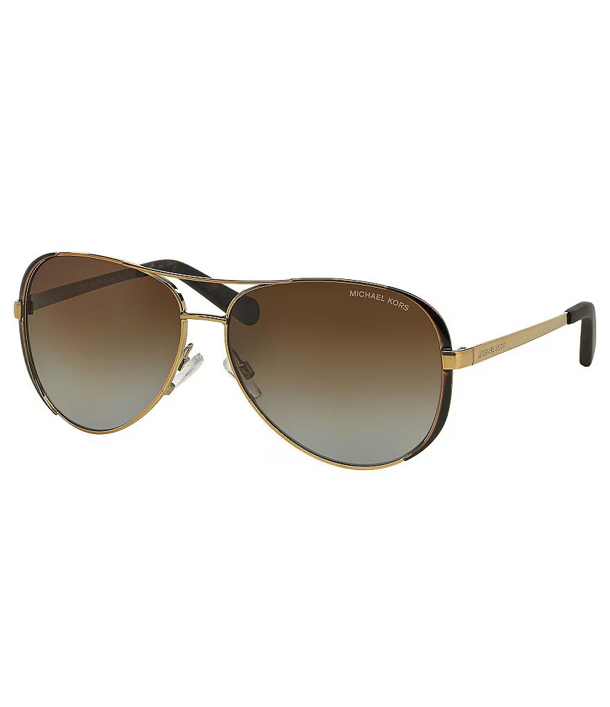 Michael Kors Chelsea Polarized Aviator Sunglasses | Dillards Inc.