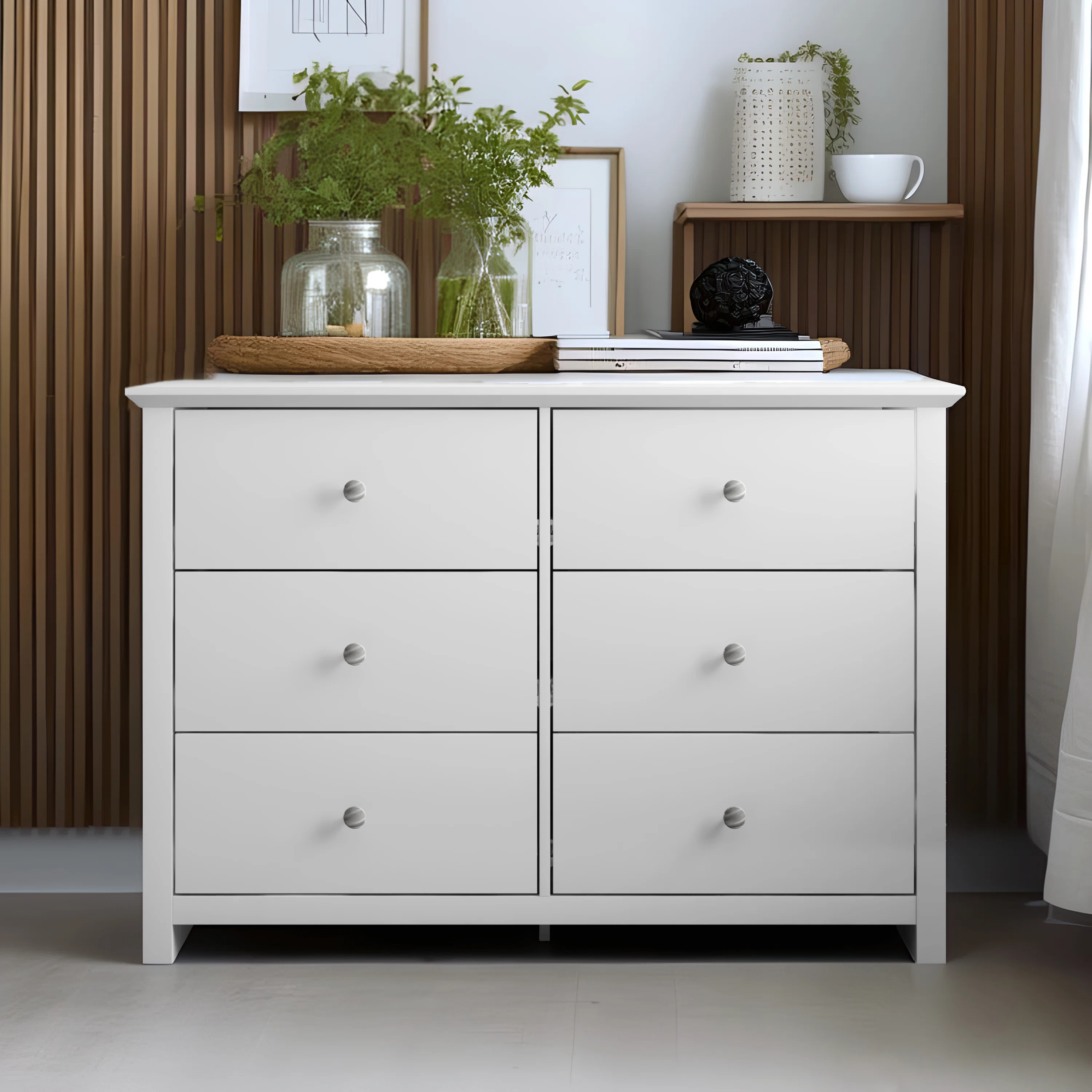 Tevrat 6 Drawers Double Dresser | Wayfair North America