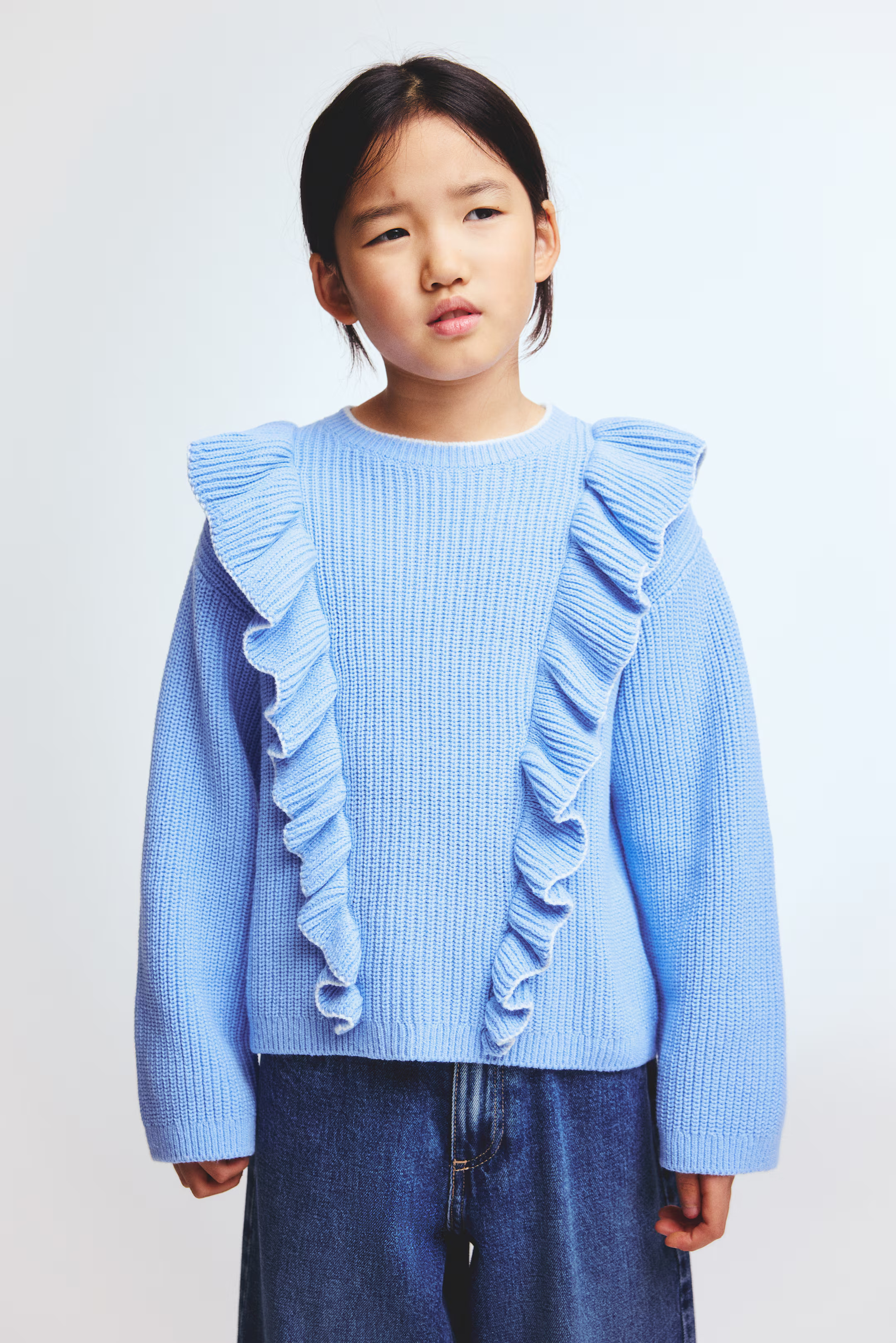 Ruffle-Trimmed Sweater | H&M (US + CA)