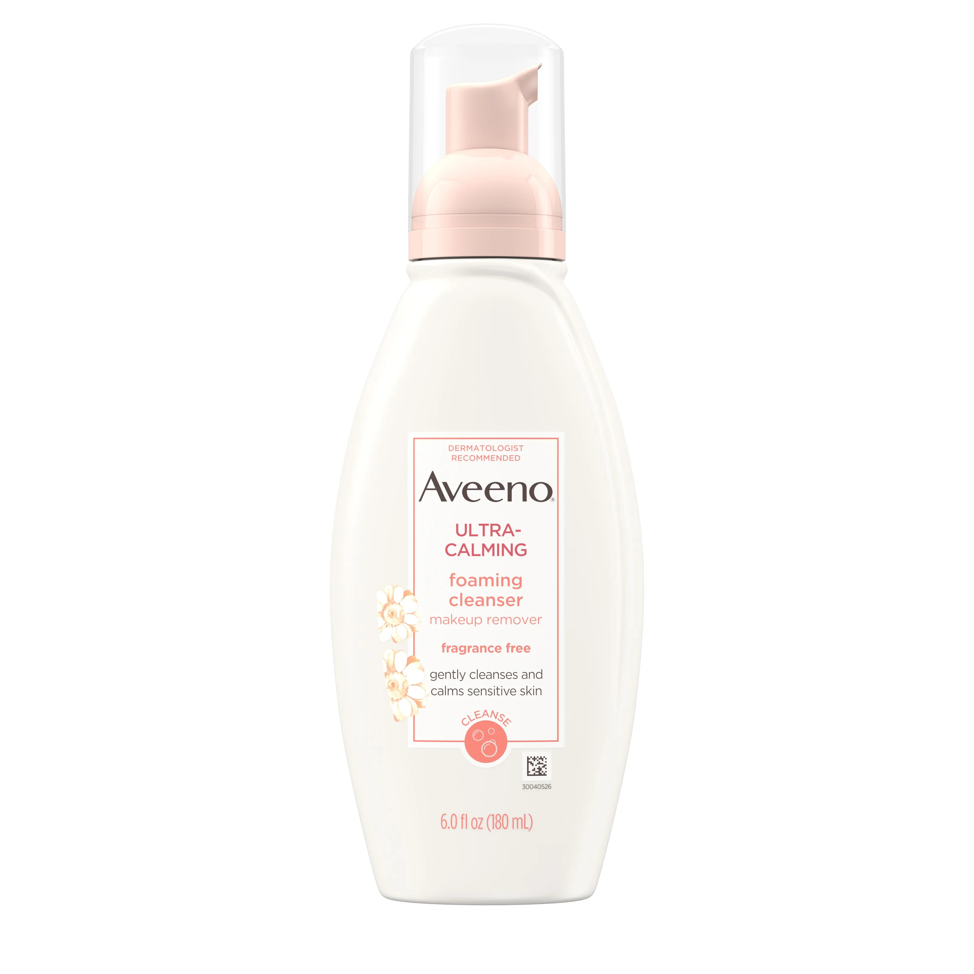 Aveeno Ultra-Calming Foaming Cleanser for Sensitive Skin, 6 fl. oz | Walmart (US)