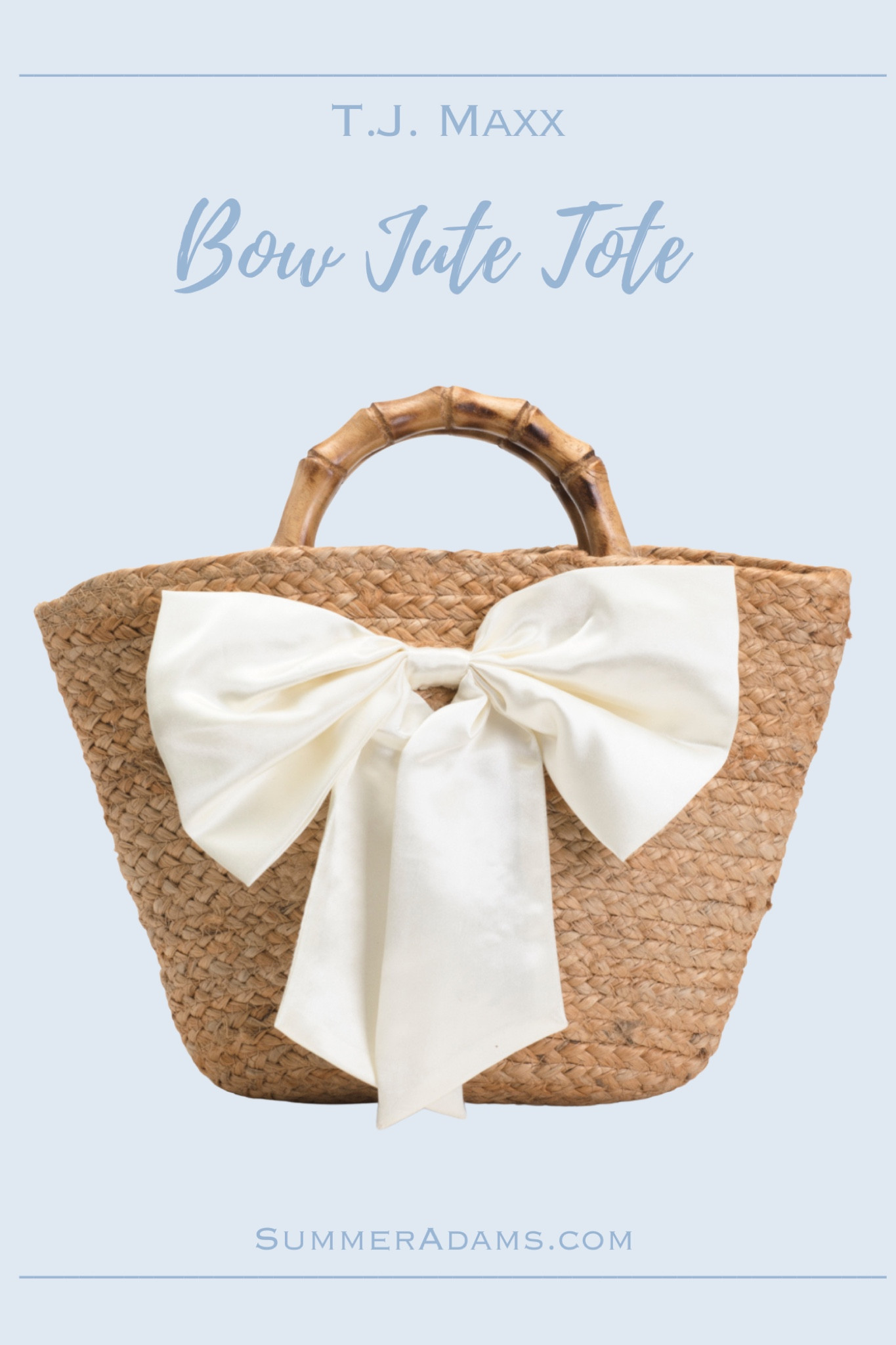 Cutest bow jute tote! Almost gone so hurry and buy now!

#LTKItBag #LTKFindsUnder50 #LTKGiftGuide