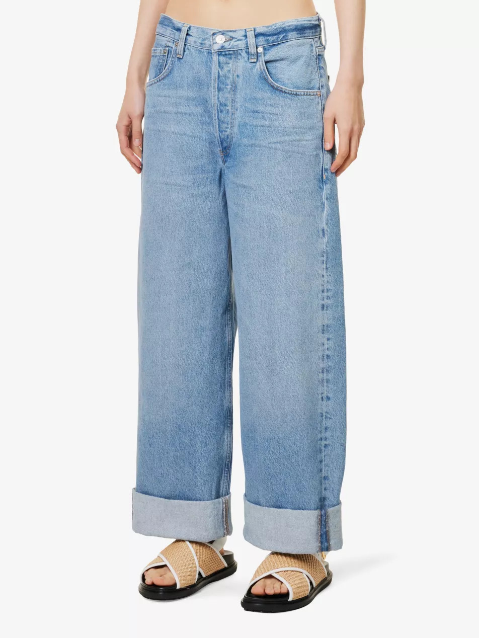 Ayla Baggy wide-leg high-rise jeans | Selfridges