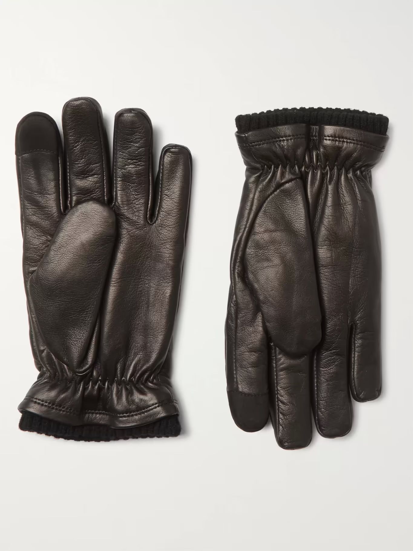John Touchscreen Primaloft Leather Gloves | Mr Porter (US & CA)