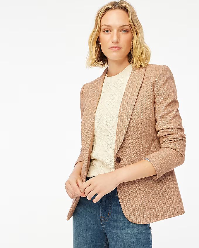 Herringbone wool-blend Holland blazer | J.Crew Factory