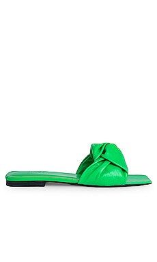 BY FAR Lima Slide in Super Green from Revolve.com | Revolve Clothing (Global)