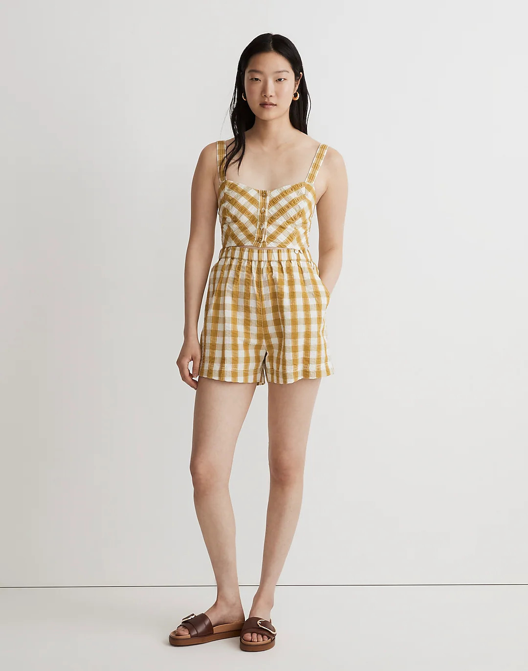 Modular Sleeveless Romper | Madewell