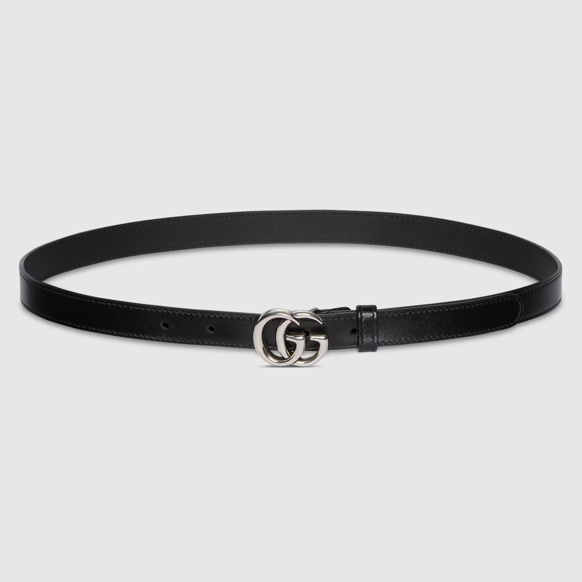 Gucci Thin belt with Double G buckle | Gucci (US)