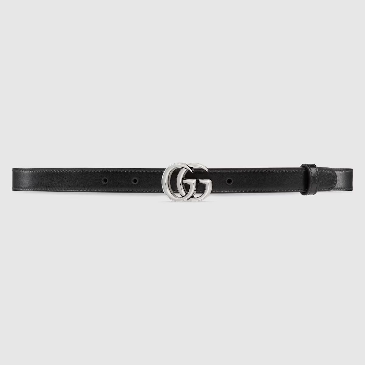 Gucci Thin belt with Double G buckle | Gucci (US)