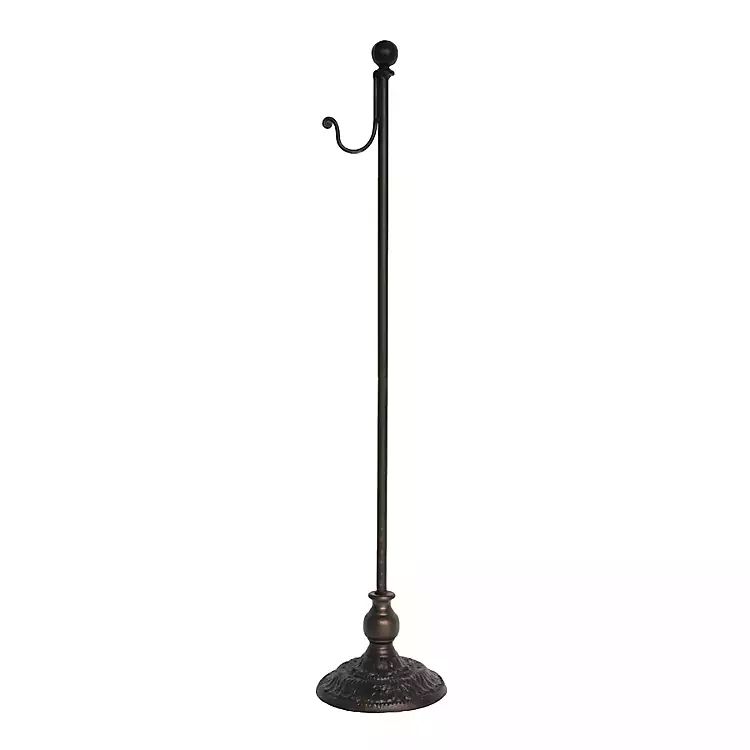 Large Black Iron Wreath Stand, 28 in. | Kirkland's Home