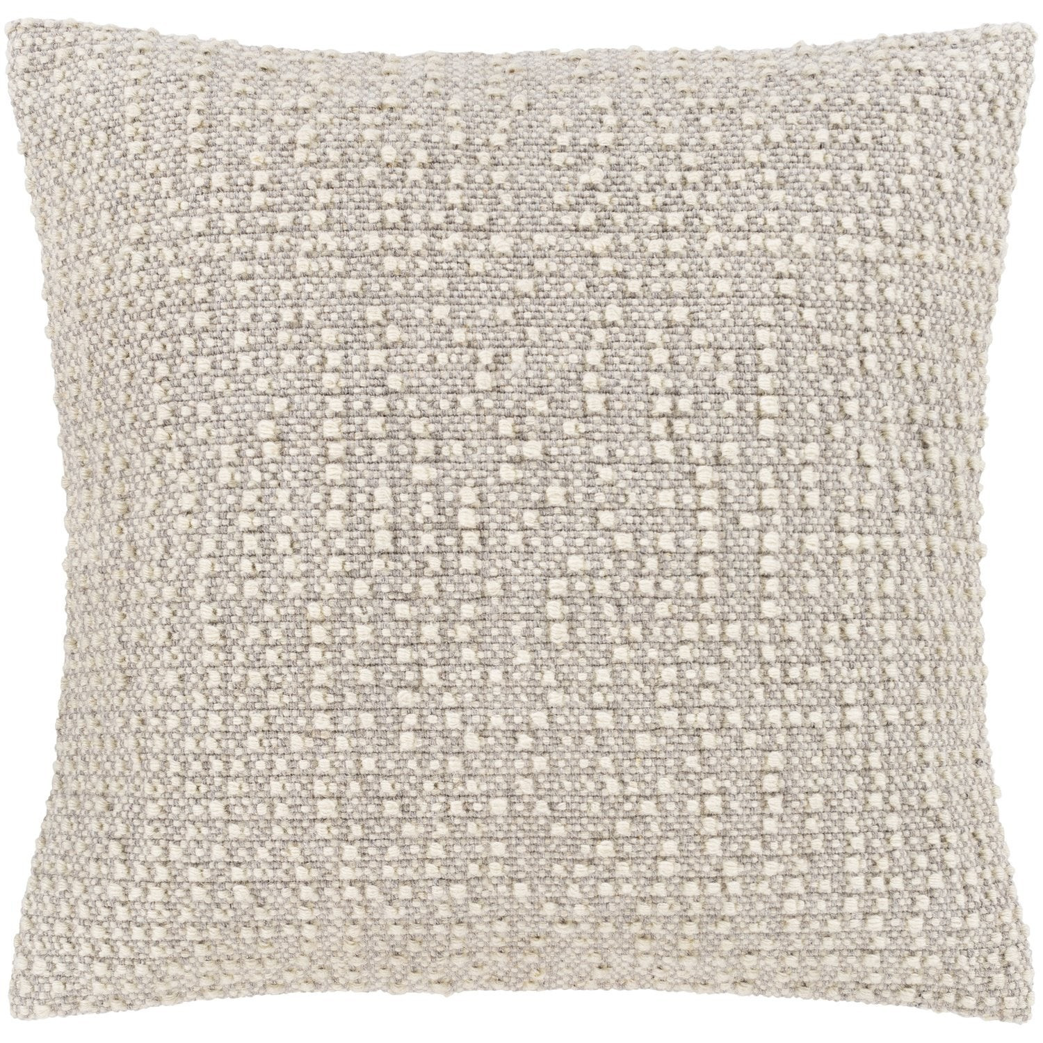 Leif Woven Pillow in Ivory | Burke Decor