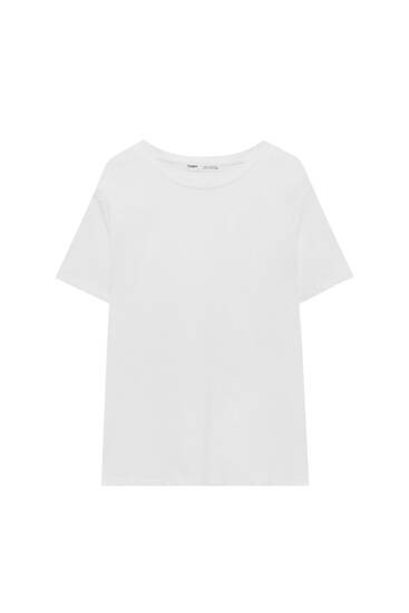 T-shirt manches courtes basique | PULL and BEAR FR