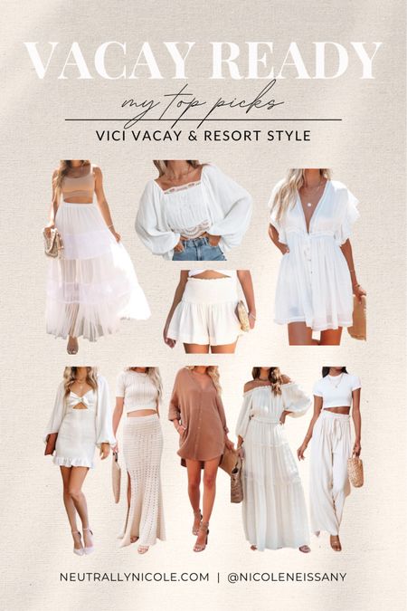 Vacay style from VICI

// #ltkstyletip #ltktravel #ltkswim #ltku vacation outfit, vacation outfits, vacay, resort wear, spring break outfit, summer outfit, neutral style, vici dolls, shorts, mini dress, maxi skirt, cover up, maxi dress, wide leg pants, linen, vici dolls

#LTKunder100 #LTKunder50 #LTKFind