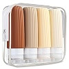 Mrsdry Travel Bottles for Toiletries, Tsa Approved 3oz Portable Travel Bottles, BPA Free Leak Pro... | Amazon (US)