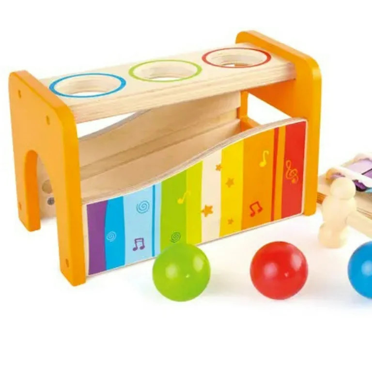 Hape Pound & Tap Bench with Slide Out Xylophone, Musical Toy for Toddlers | Walmart (US)
