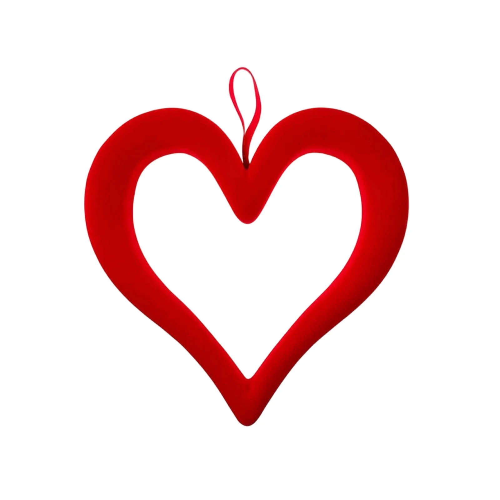 Sulaicai Valentine‘s Day 3D Velvet Heart Hanging Ornament, Foam Heart Wreaths for Valentine‘s... | Walmart (US)