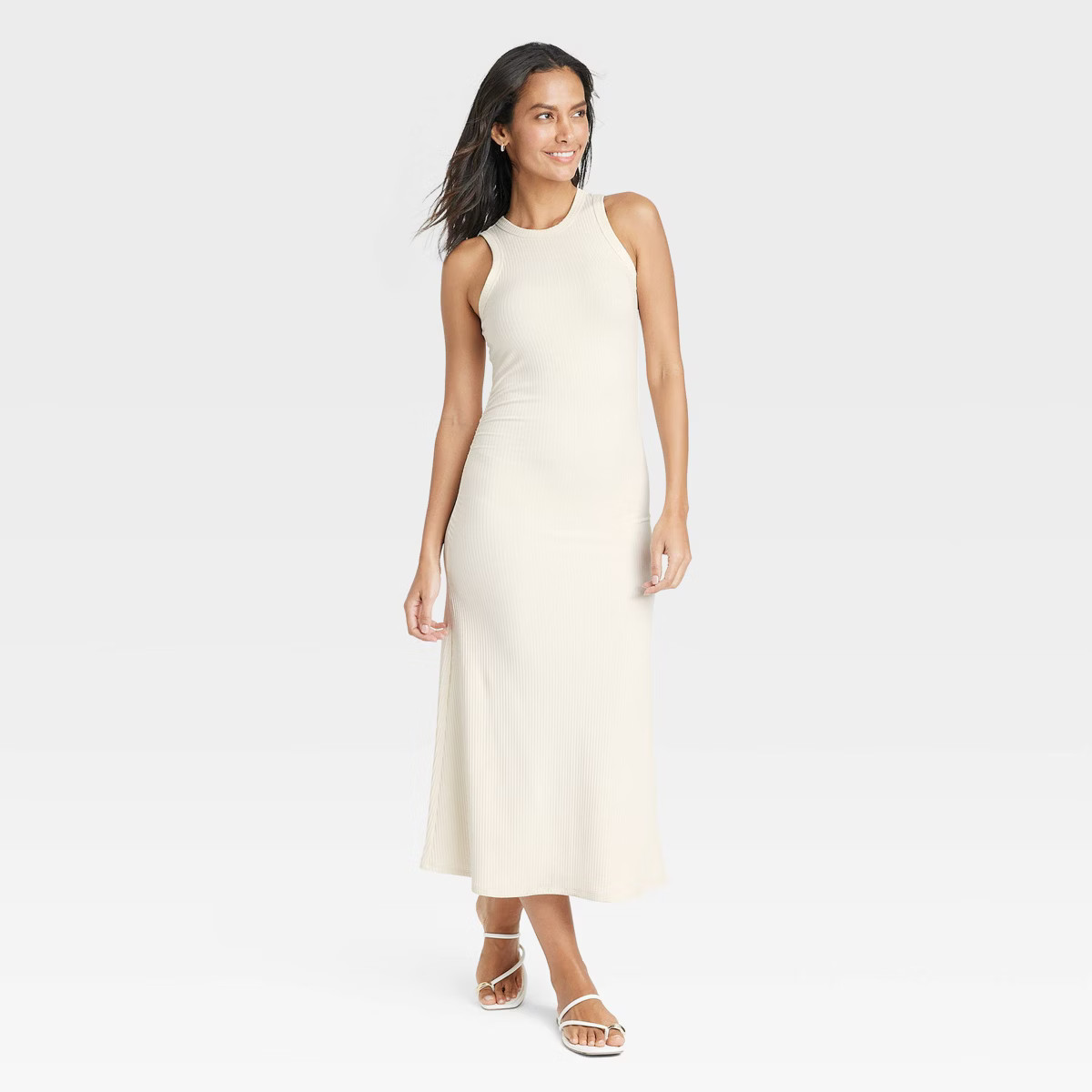 Women's Rib Knit Midi Bodycon Dress - A New Day™ | Target