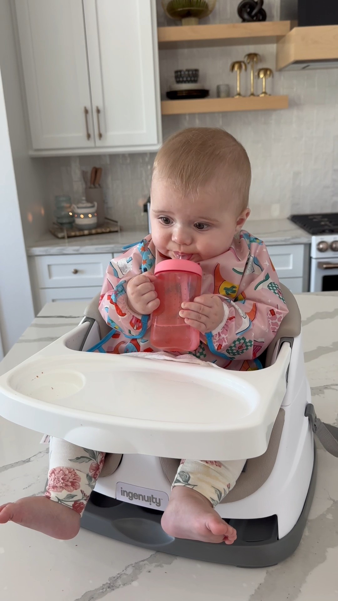 The best baby cup with straw! She learned to sip water from it almost instantly. This booster chair is perfect too! 

#LTKBaby
