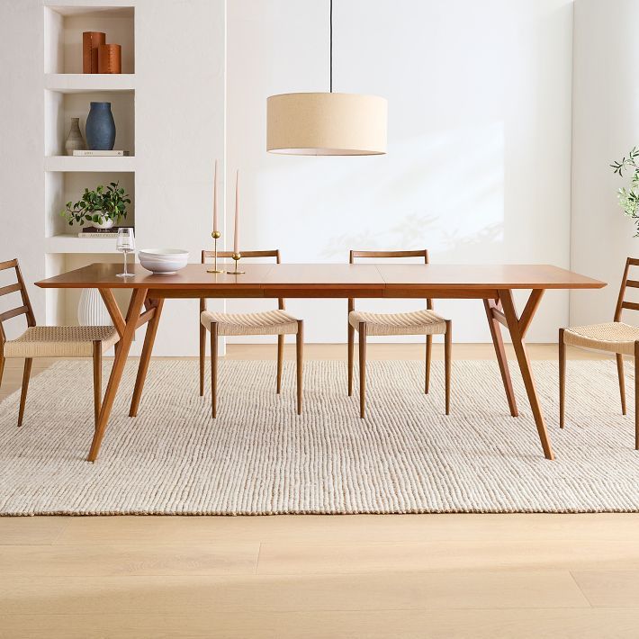 Mid-Century Expandable Dining Table (39"–92") | West Elm (US)