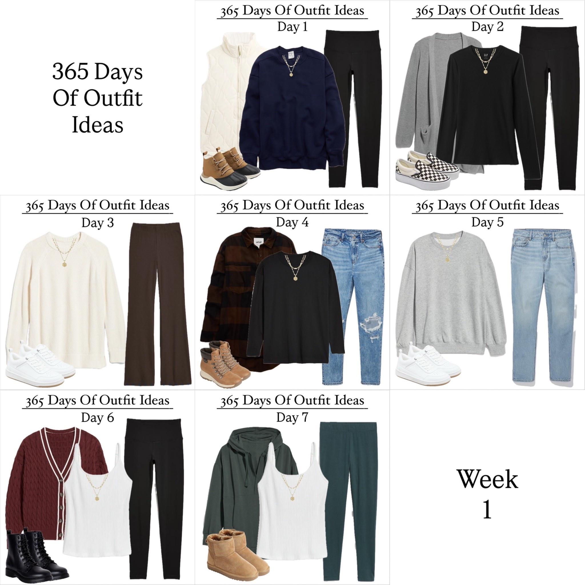 Week 1 of my 365 days of outfits #oldnavy #amazon #gap #winteroutfits #casualoutfitideas #leggingsoutfit 

#LTKFindsUnder50 #LTKSaleAlert #LTKSeasonal