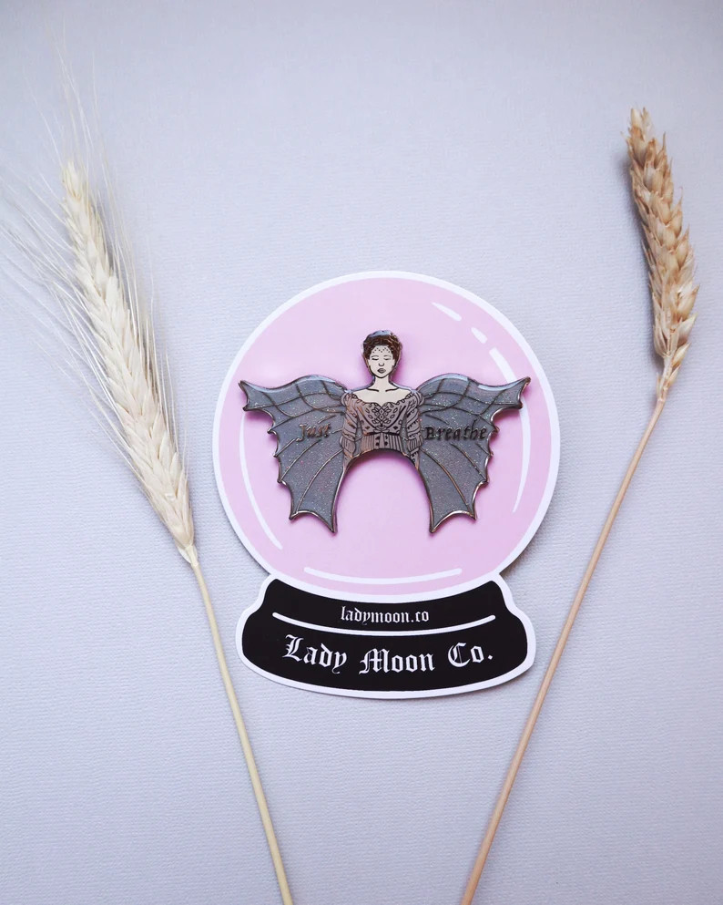 Just Breathe Brooch - Etsy | Etsy (US)