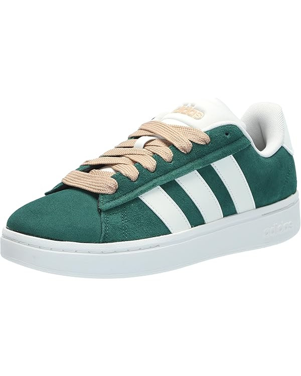 adidas Women's Grand Court Alpha 00s Sneaker, Collegiate Green/Off White/Magic Beige, 7 | Amazon (US)