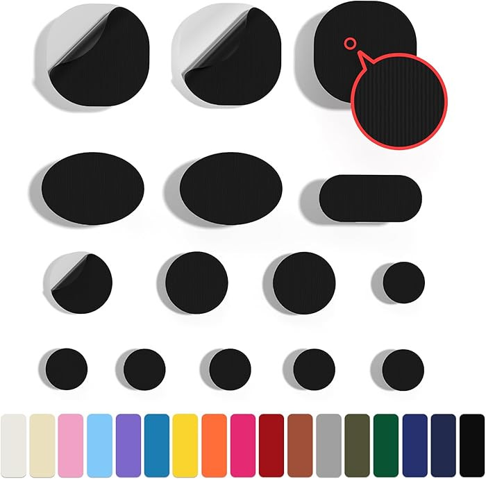 45PCS Down Jacket Repair Patch for Puffer Jackets Pre-Cut Fabric Repair Tape Self-Adhesive Nylon ... | Amazon (US)