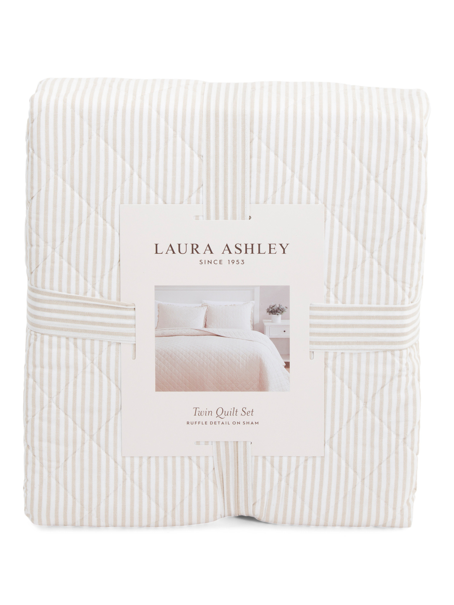 Oxford Stripe Quilt Set | Bed & Bath | Marshalls | Marshalls