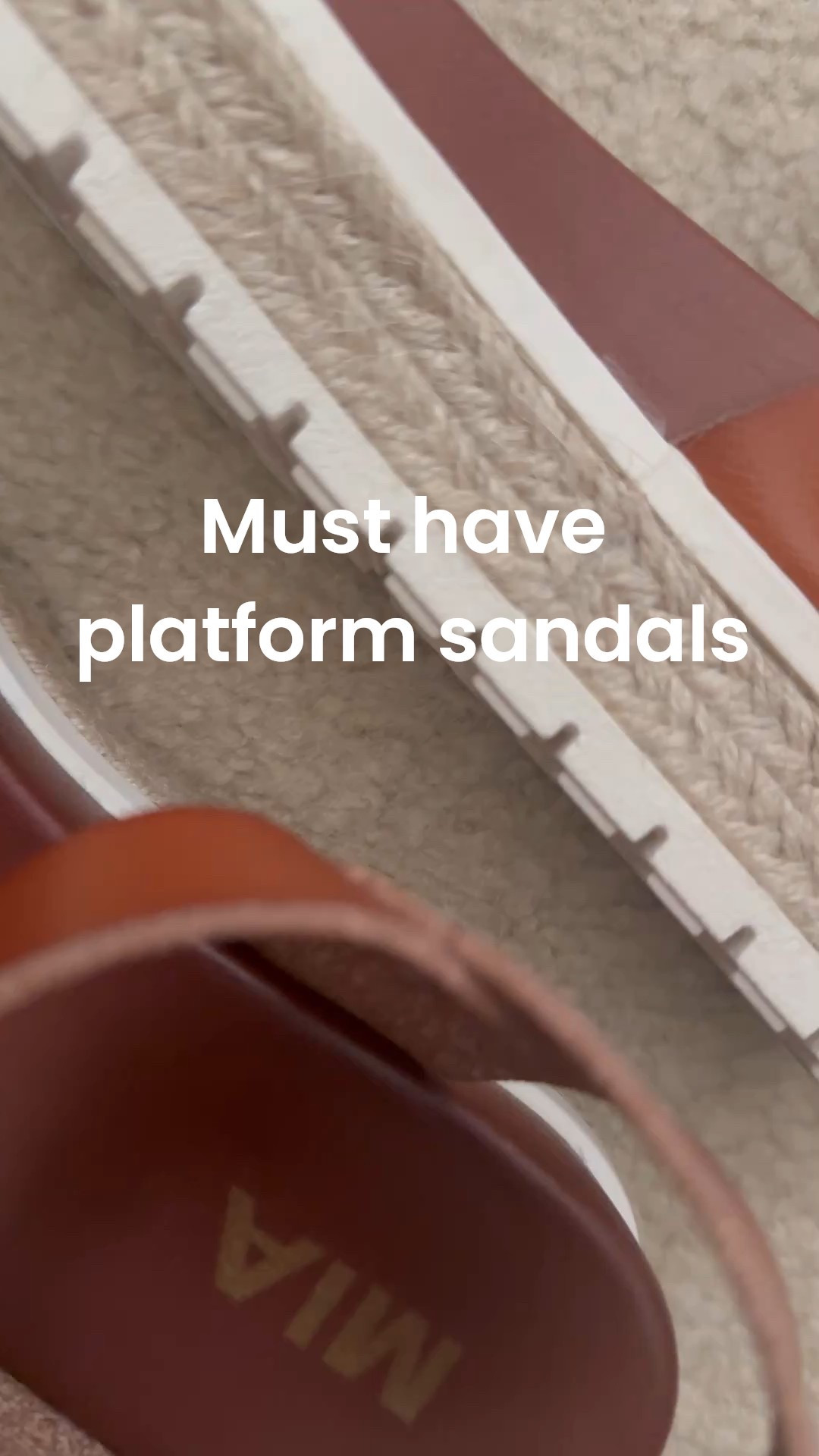 Cutest brown platform sandals with leather straps the brand is Mia and I found these at Nordstrom rack. They are $50 and very comfortable. 


#LTKStyleTip #LTKSummerEdit #LTKFindsUnder50