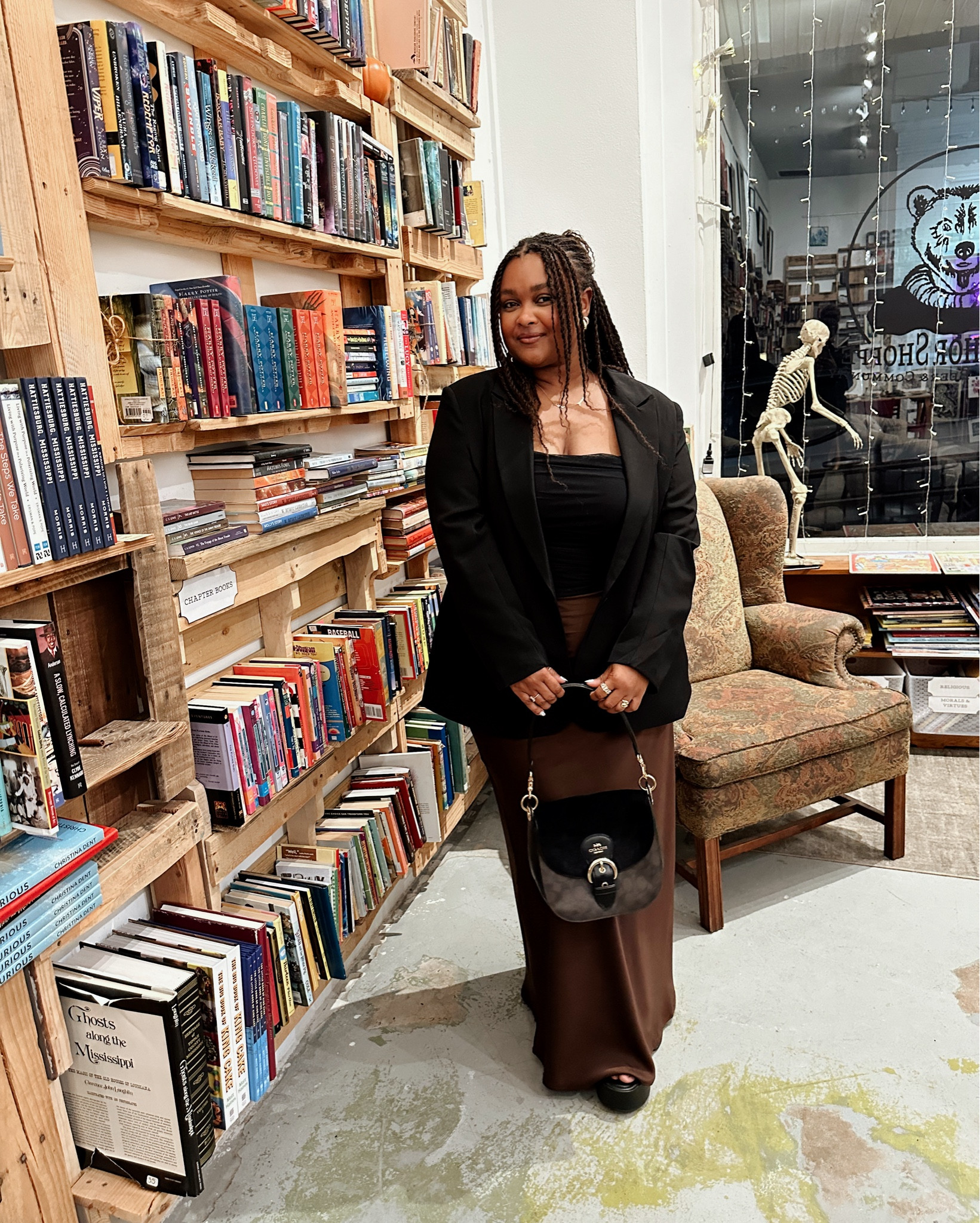 love a good brown + black moment. This blazer is a staple in my closet. I wear it all the time! This Amazon skirt is becoming one of my favs. Love dressing it up or down! 12 in the jacket and if you like a looser fit size up in the skirt! 

#LTKPlusSize #LTKStyleTip #LTKFindsUnder100