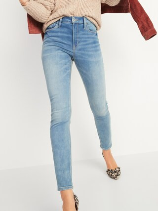 High-Waisted Rockstar Built-In Warm Super Skinny Jeans for Women | Old Navy (US)