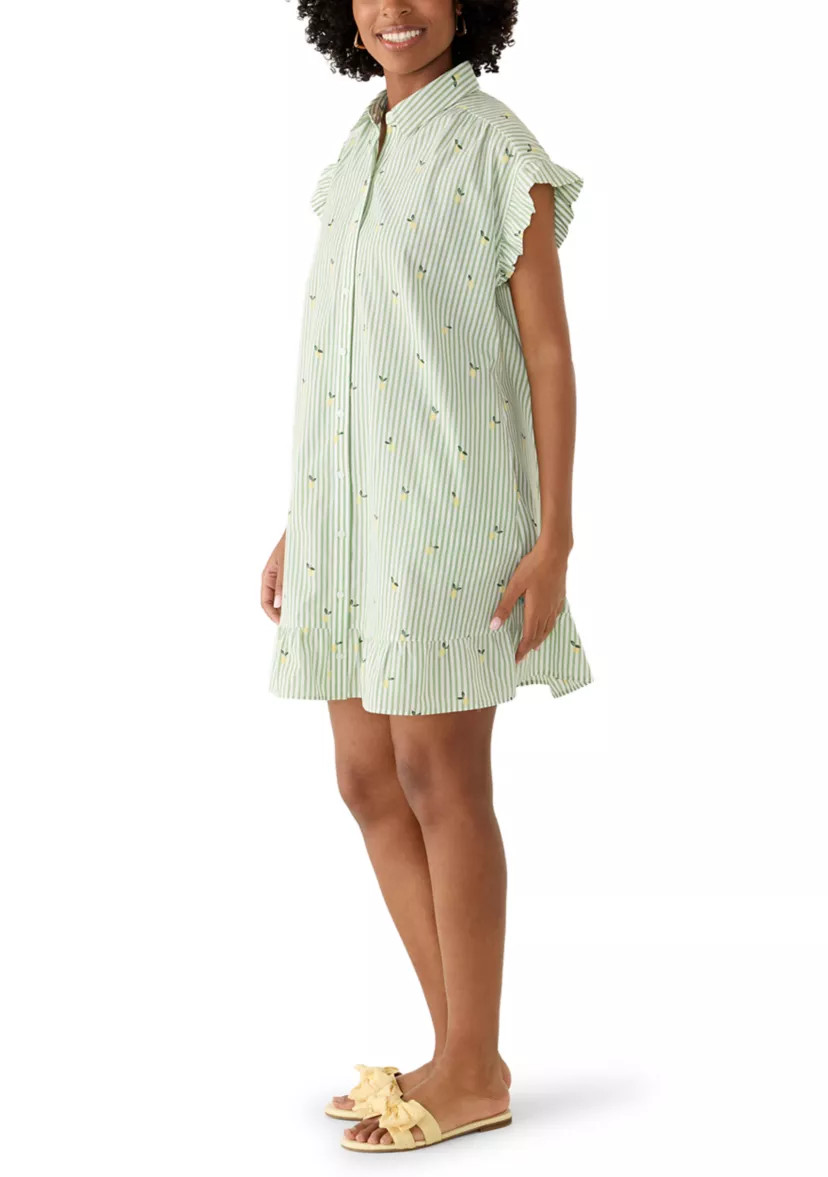 Women's Flutter Sleeve Print Mini Dress | Belk