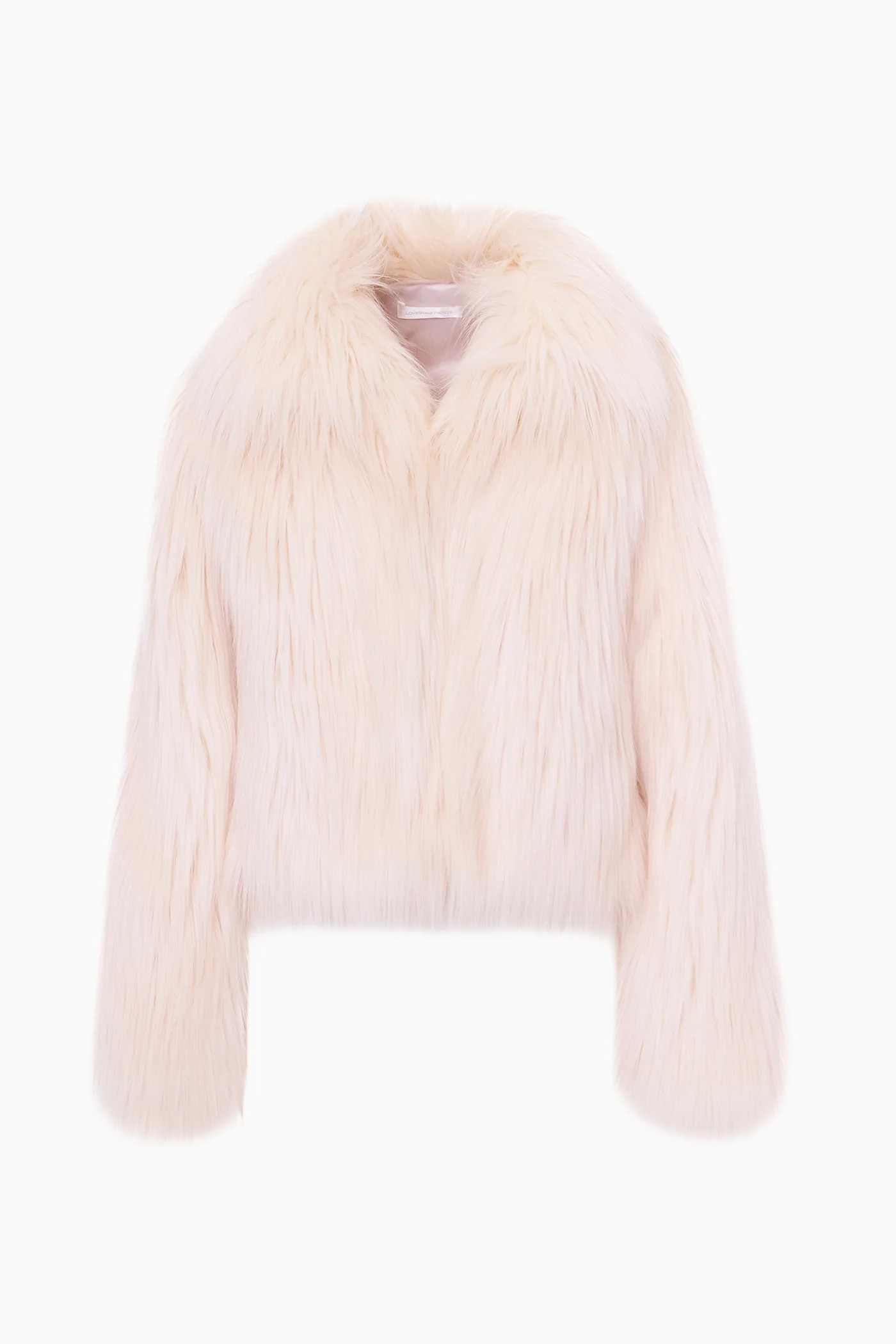 Fallon Faux Fur Jacket | LoveShackFancy