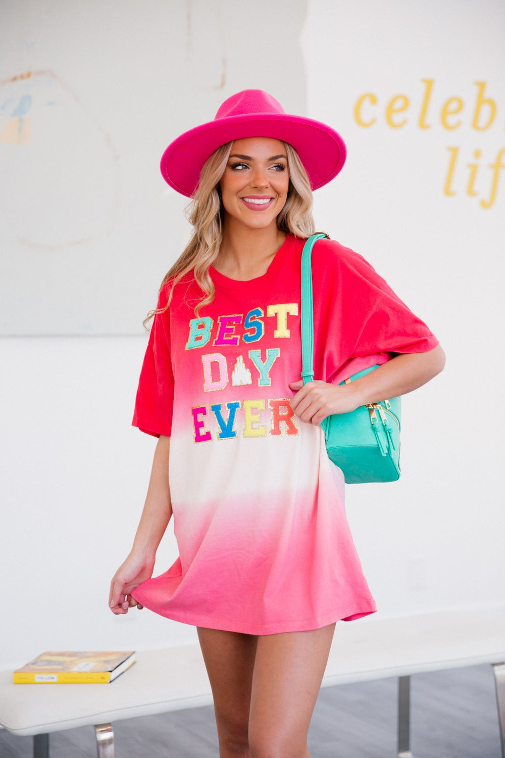 BEST DAY EVER RED T-SHIRT DRESS | Judith March