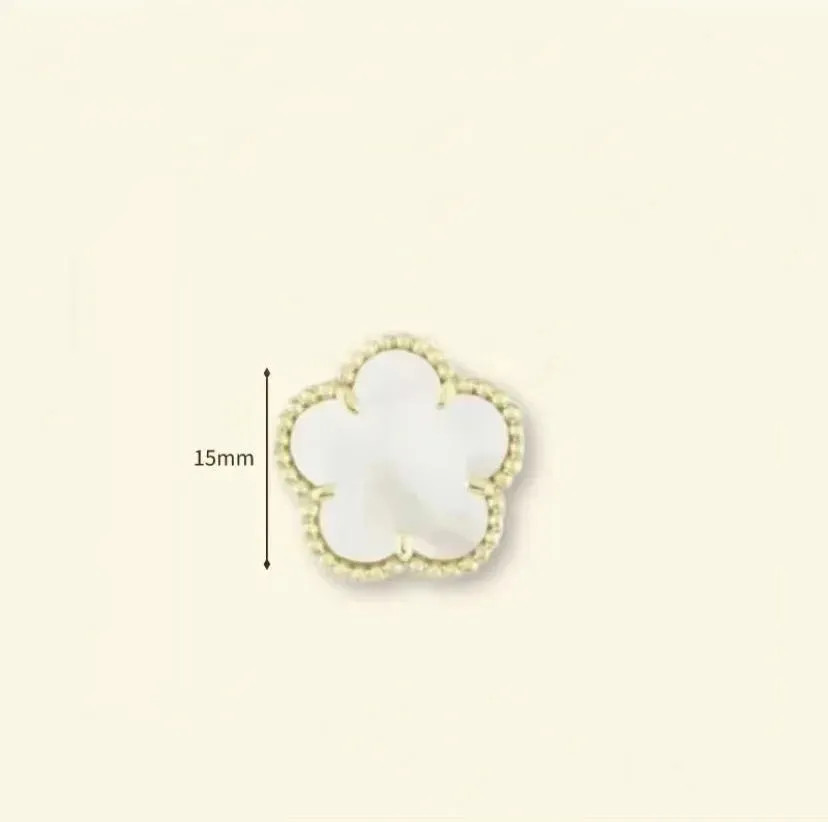 Save Big on Bulk 4 Leaf Clover Earrings Studs 15mm Four Leaf Clover Earrings Charm Studs Designer... | DHGate