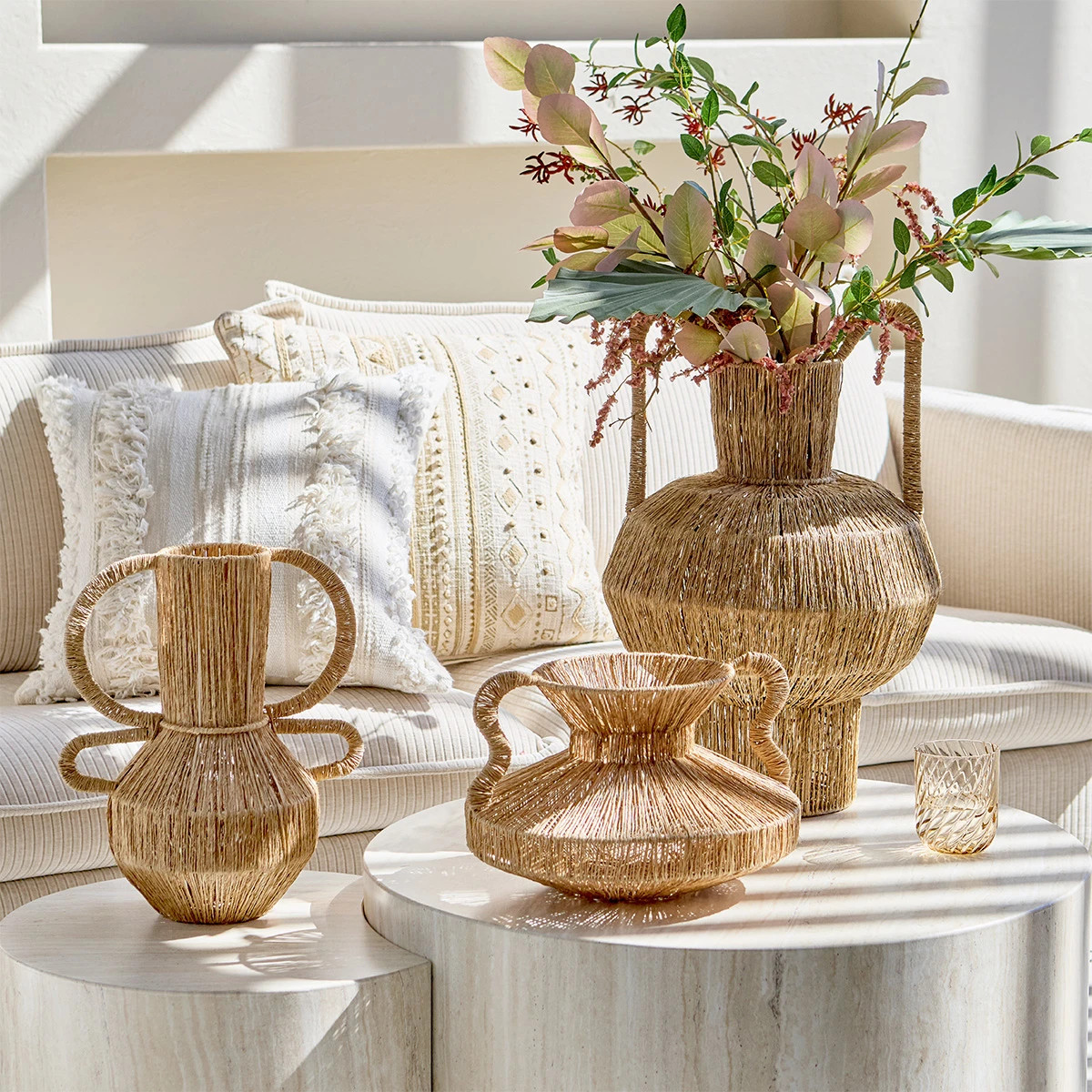 Geneva Jute Vase | Pillow Talk AU