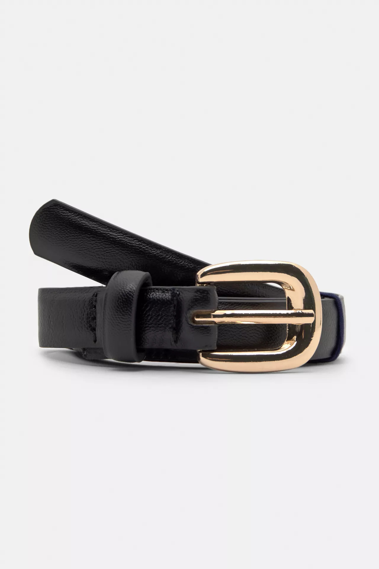 Faux leather belt with buckle | PULL and BEAR UK