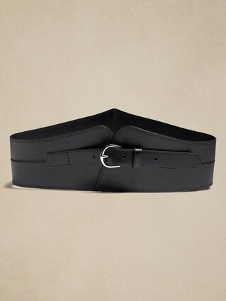 Leather Corset Waist Belt | Banana Republic (CA)