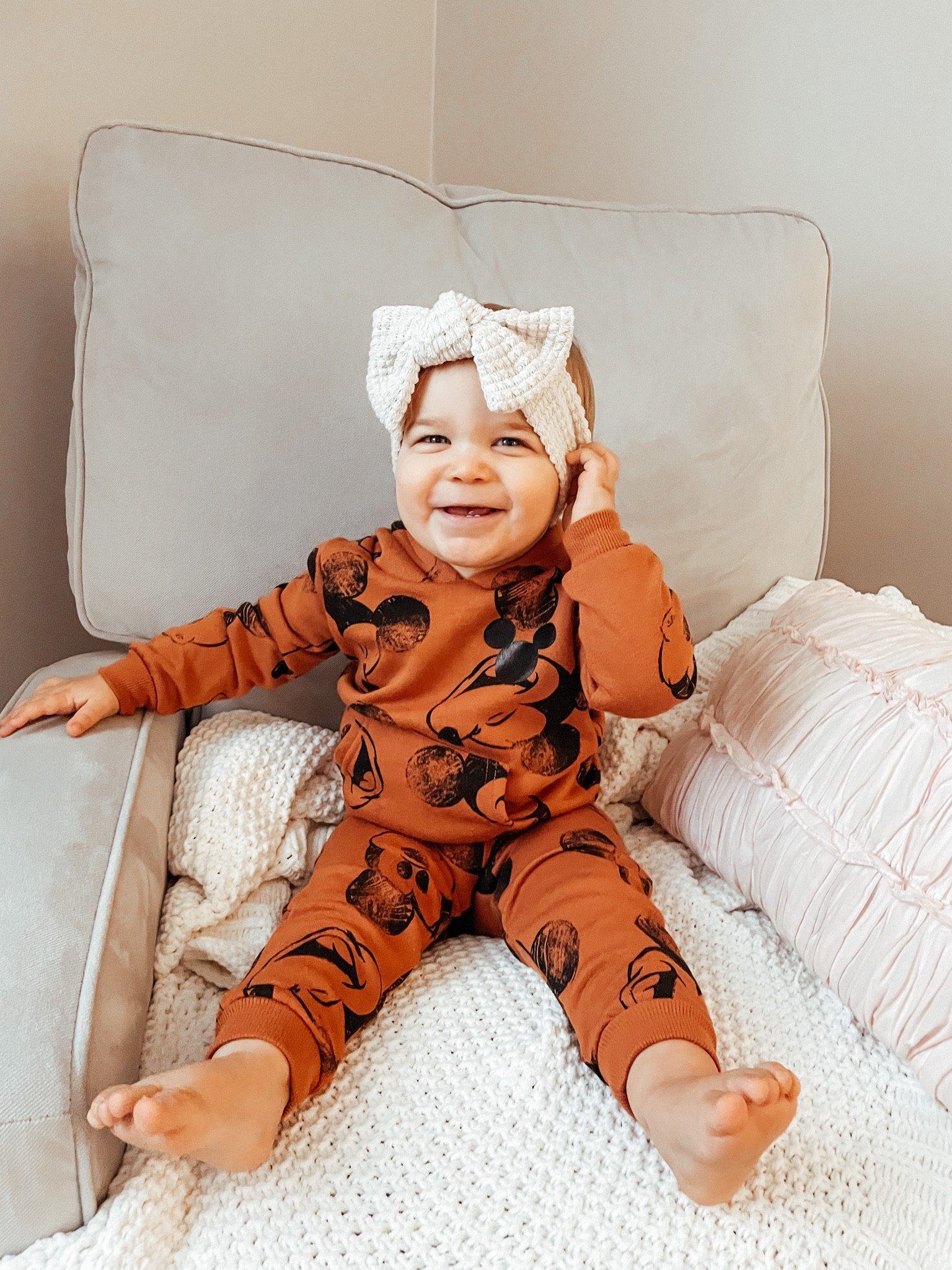 Who’s says this outfit is for boys? 
Just add a bow!☺️💕

Walmart has some of the cutest & SOFTEST baby clothes! 

#disney #mickeymouse

#LTKGiftGuide #LTKbaby #LTKFind