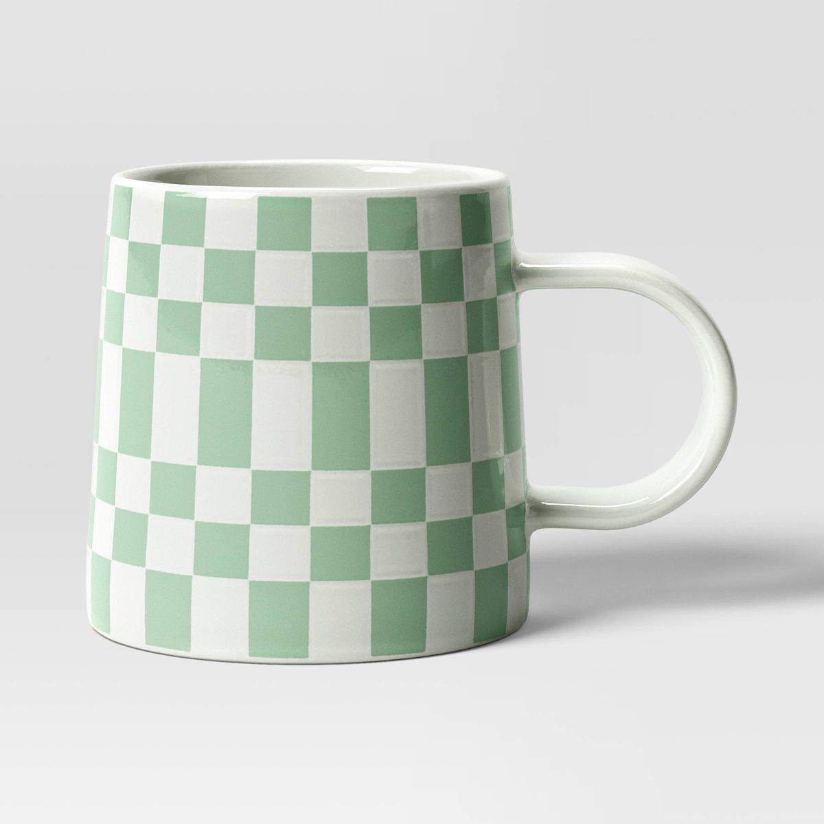 16oz Stoneware Checkerboard Mug - Room Essentials™ | Target