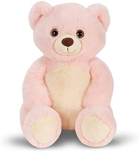 Vermont Teddy Bear Pink Teddy Bear – Pink Stuffed Animal, Cuddle Chunk, Pink, 15 inch | Amazon (US)