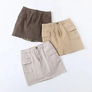 Cargo Mini Pencil Skirt | YesStyle Global