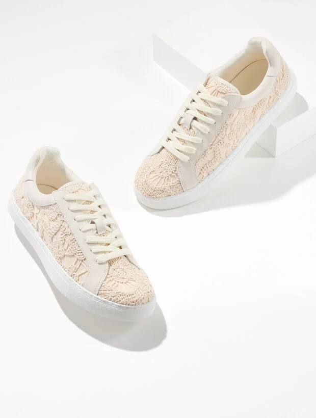 Aubrey Crochet Lace Sneakers | Talbots